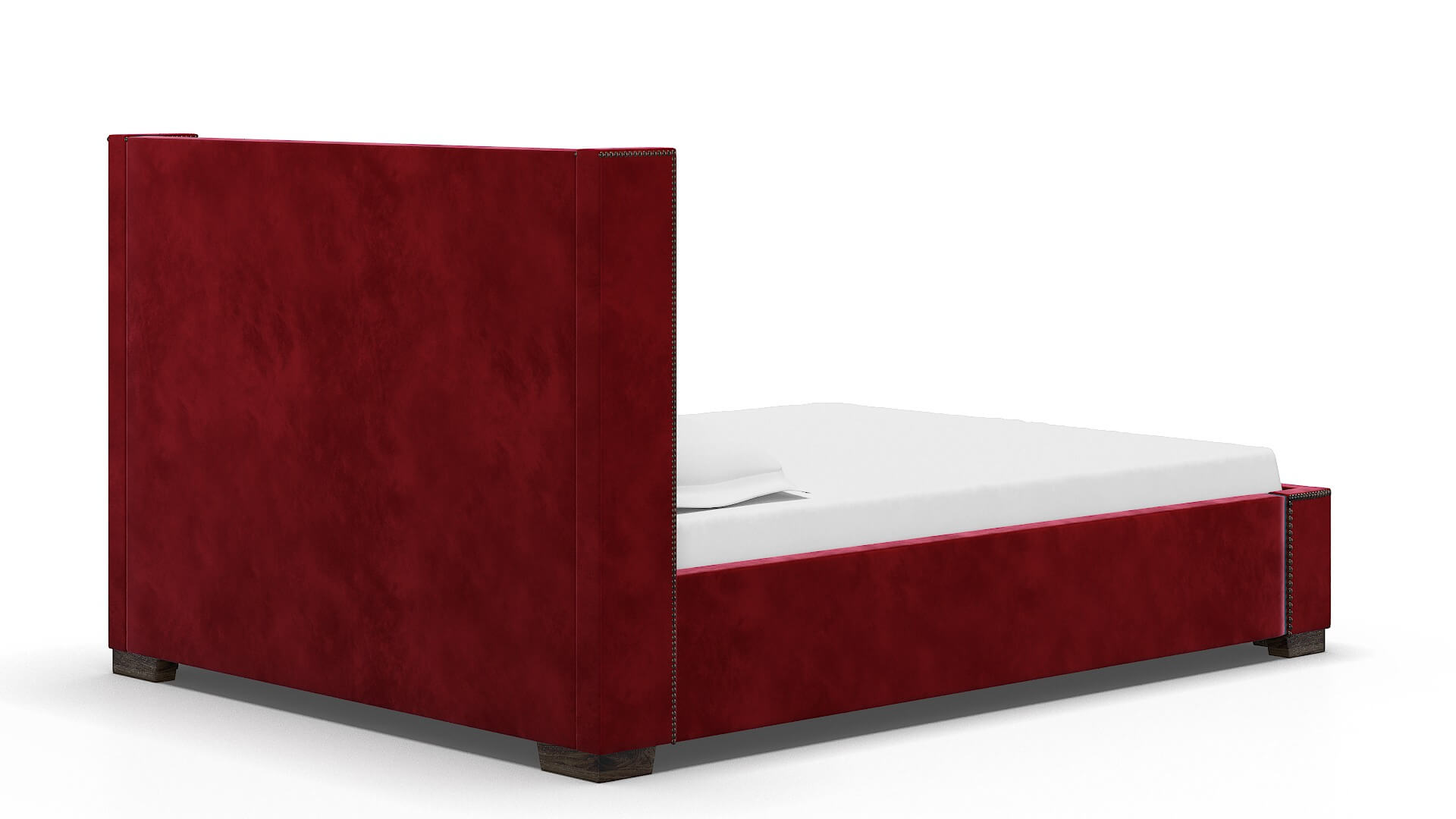 Bria Royale Ruby Bed espresso legs 4