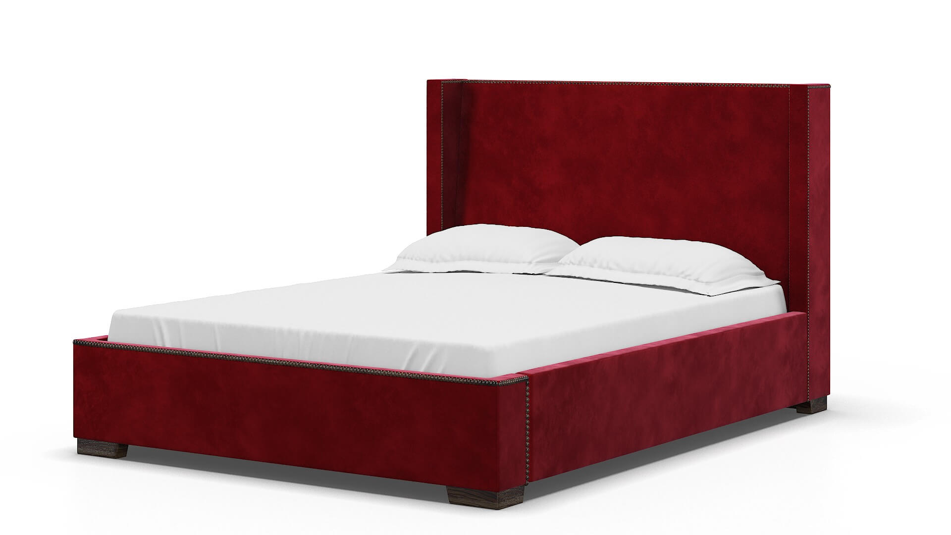 Bria Royale Ruby Bed espresso legs 5