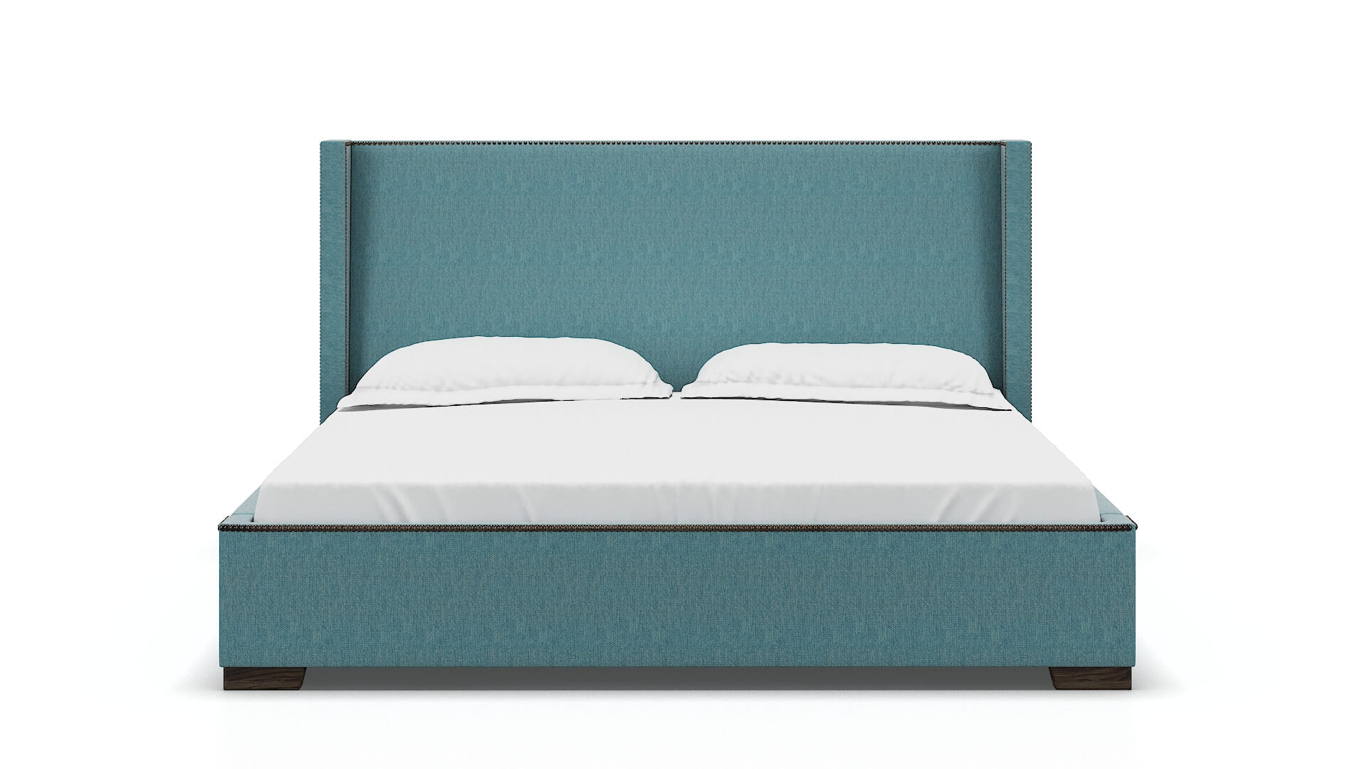 Bria Sorrento Denim Bed King espresso legs 1