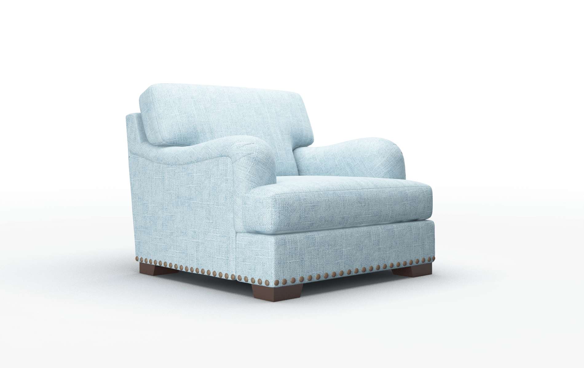 Brighton Atlas Turquoise Chair espresso legs 2