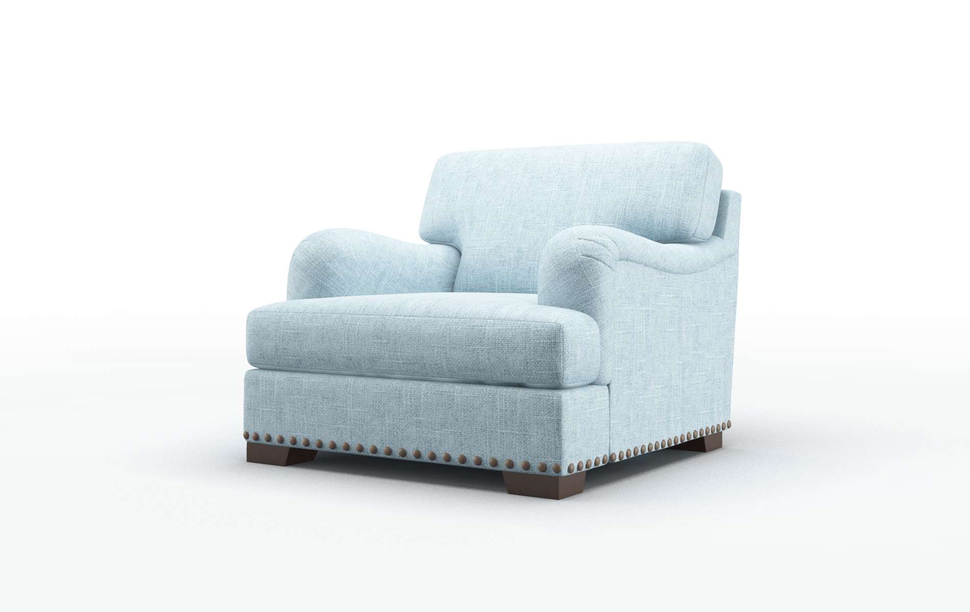 Brighton Atlas Turquoise Chair espresso legs 4