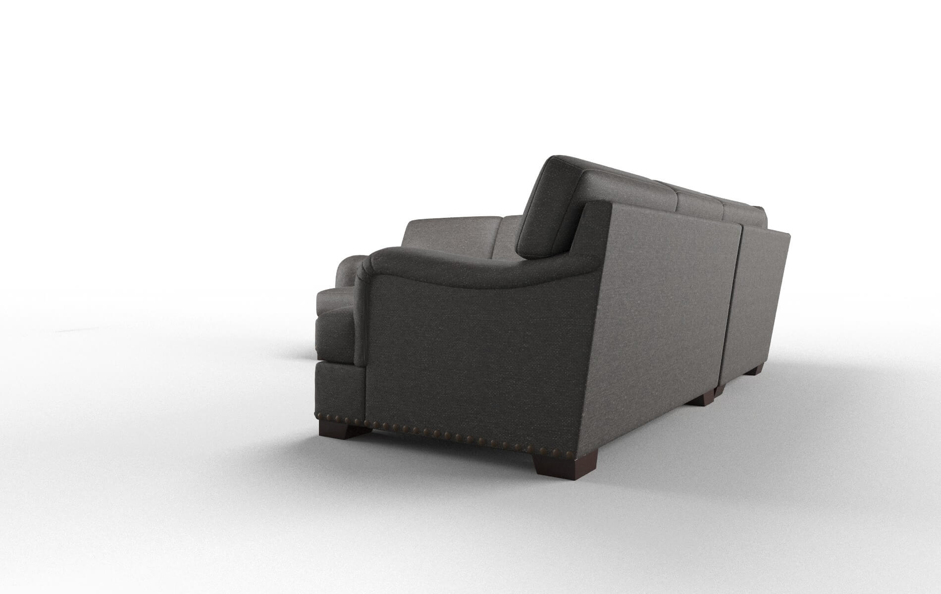 Brighton Avenger Denim Sectional espresso legs 4