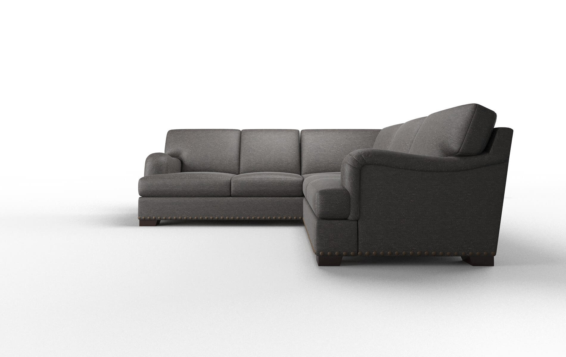 Brighton Avenger Denim Sectional espresso legs 5