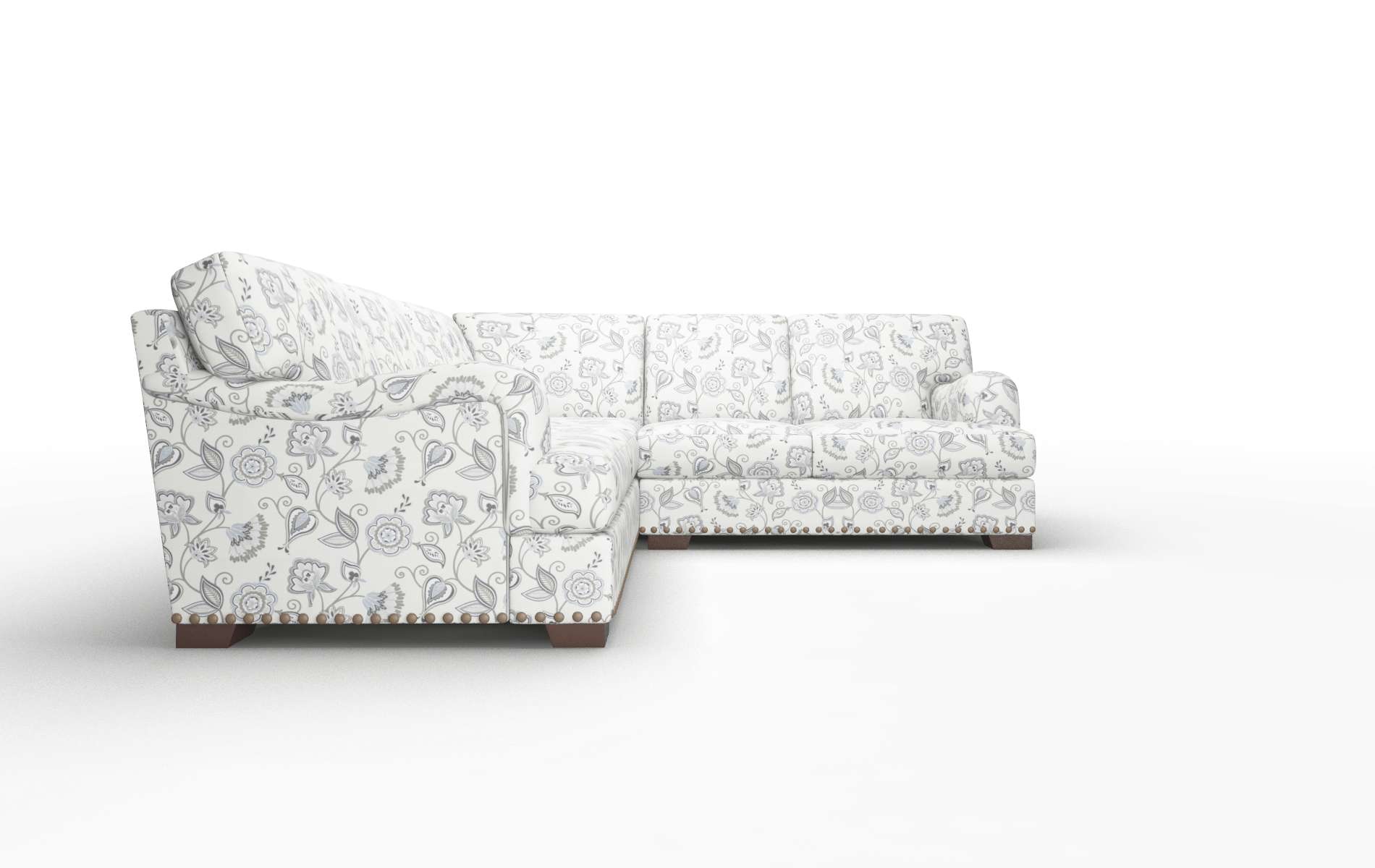 Brighton Avignon Sky Sectional espresso legs 2