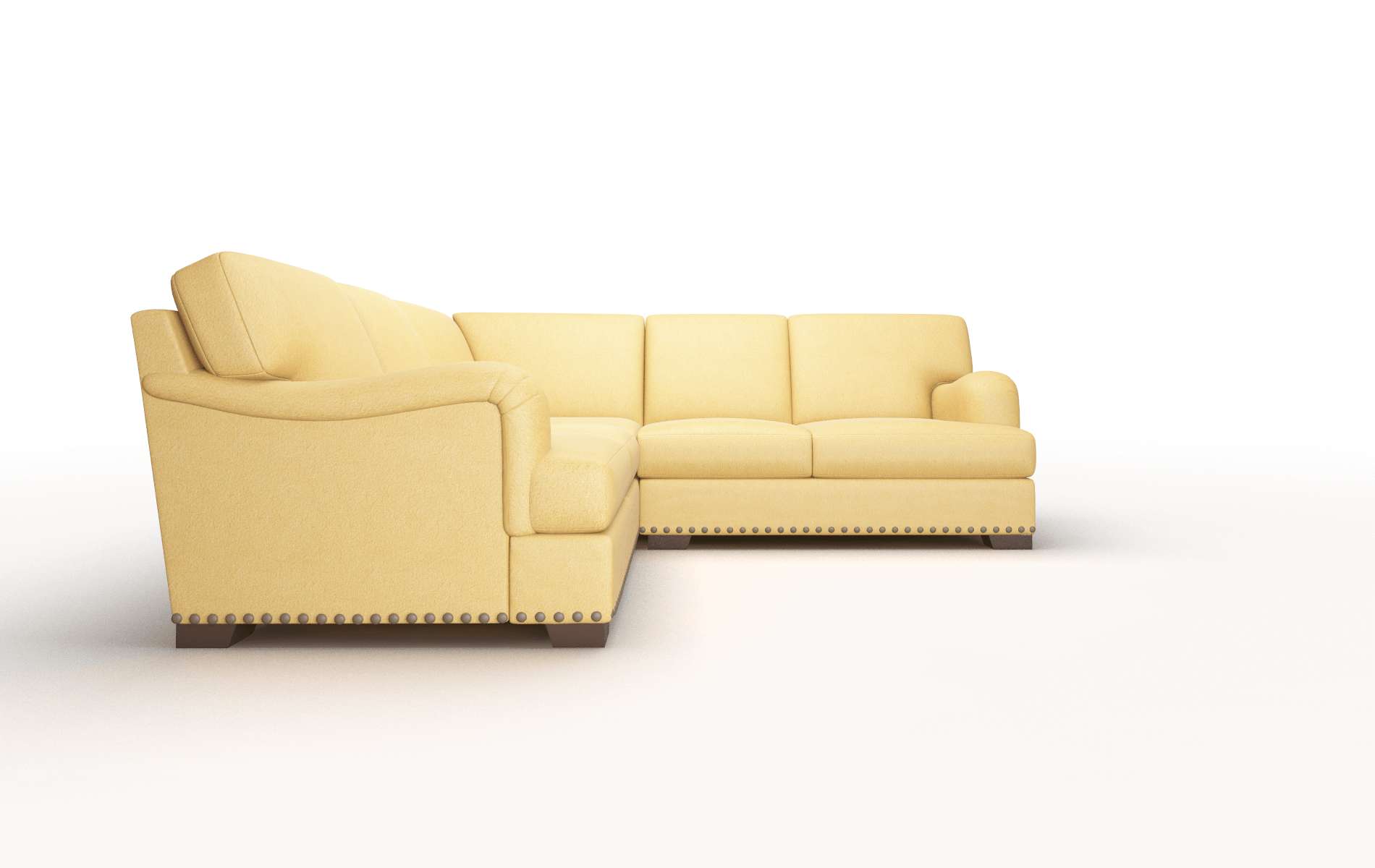 Brighton Bella Amber Sectional espresso legs 2