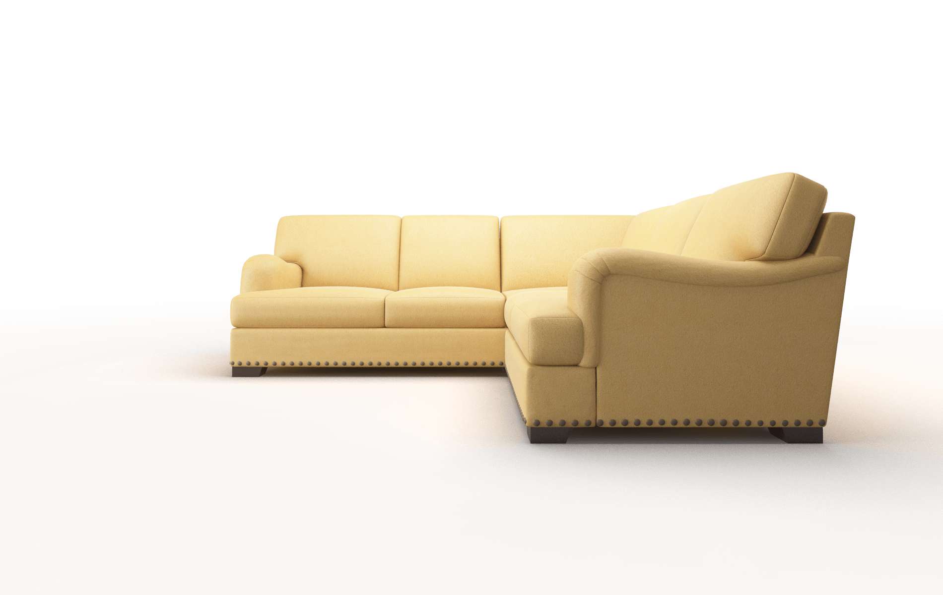 Brighton Bella Amber Sectional espresso legs 5