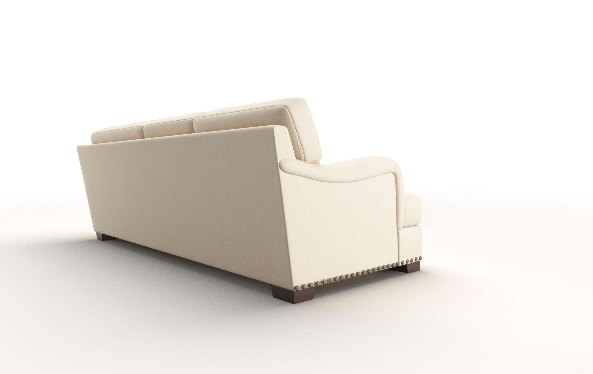 Brighton Bella Buckwheat Sectional espresso legs 3