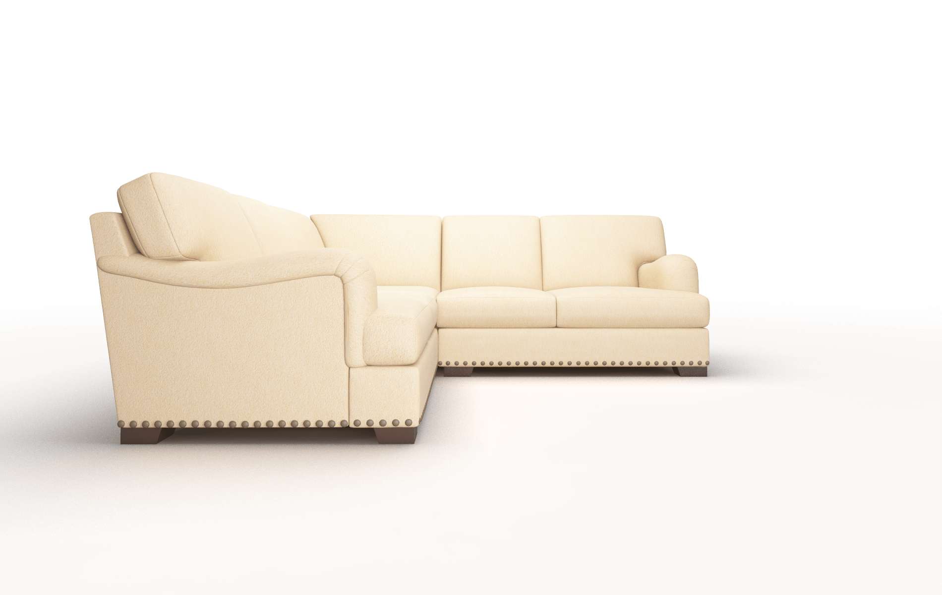 Brighton Bella Coffee Sectional espresso legs 2