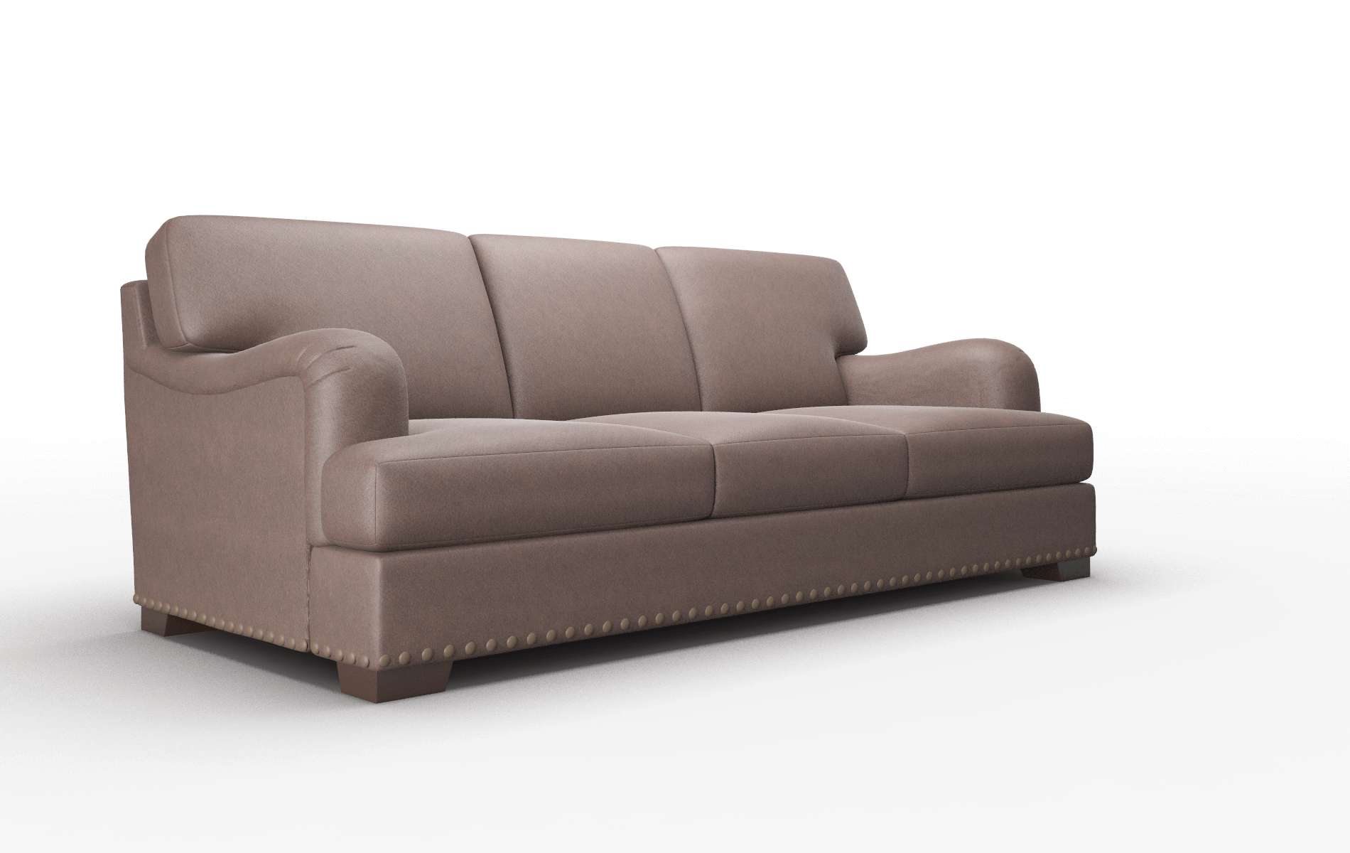 Brighton Bella Espresso Sofa espresso legs 2