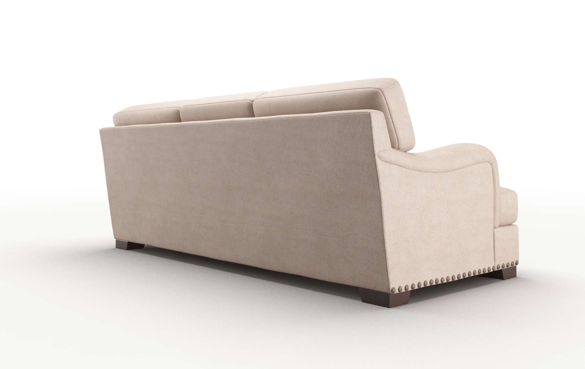 Brighton Bella Pewter Sofa espresso legs 5