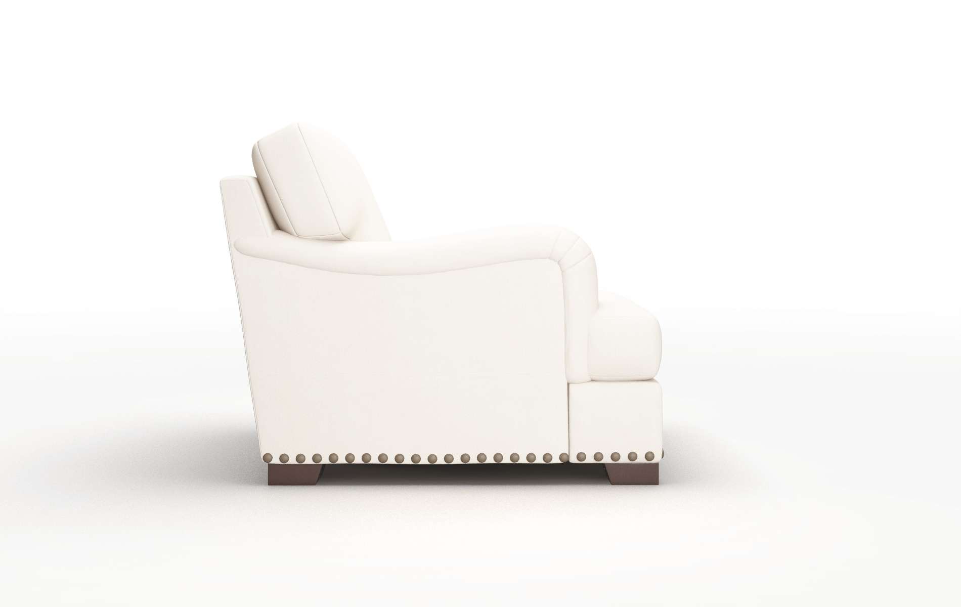 Brighton Blanche Milky Chair espresso legs 3