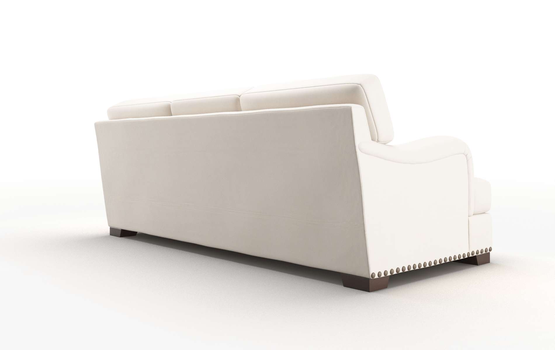 Brighton Blanche Milky Sofa espresso legs 5