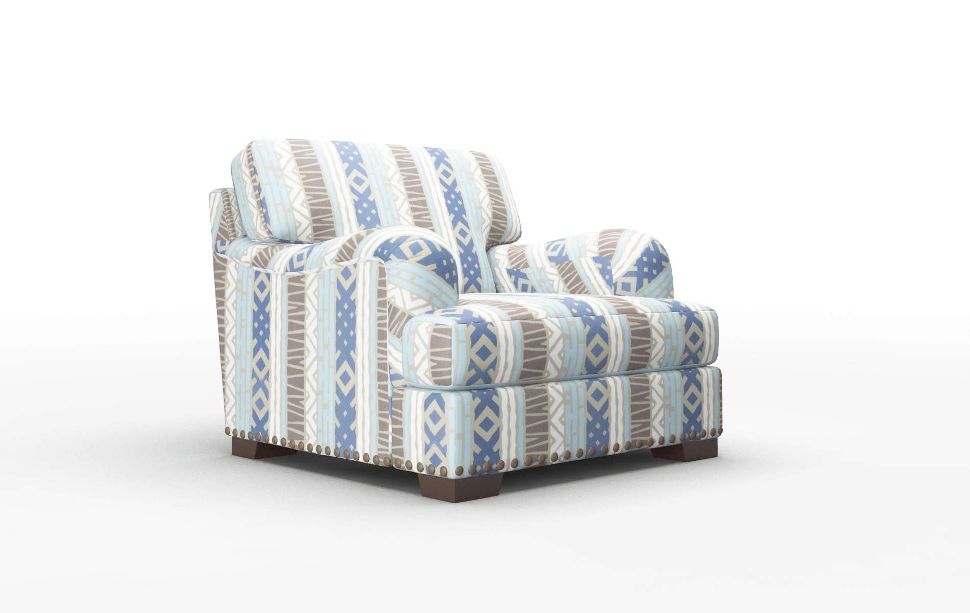 Brighton Bodhi Indigo Chair espresso legs 2