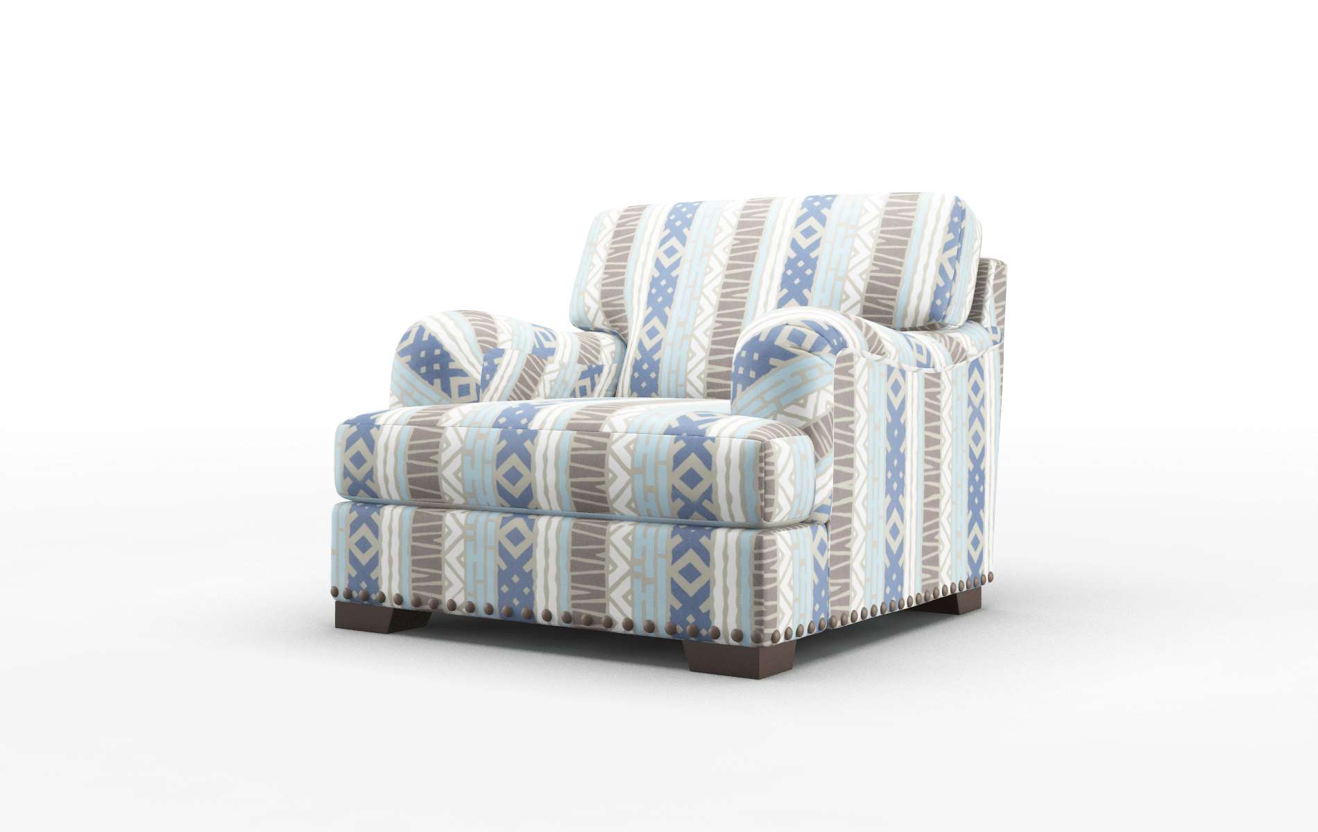 Brighton Bodhi Indigo Chair espresso legs 4