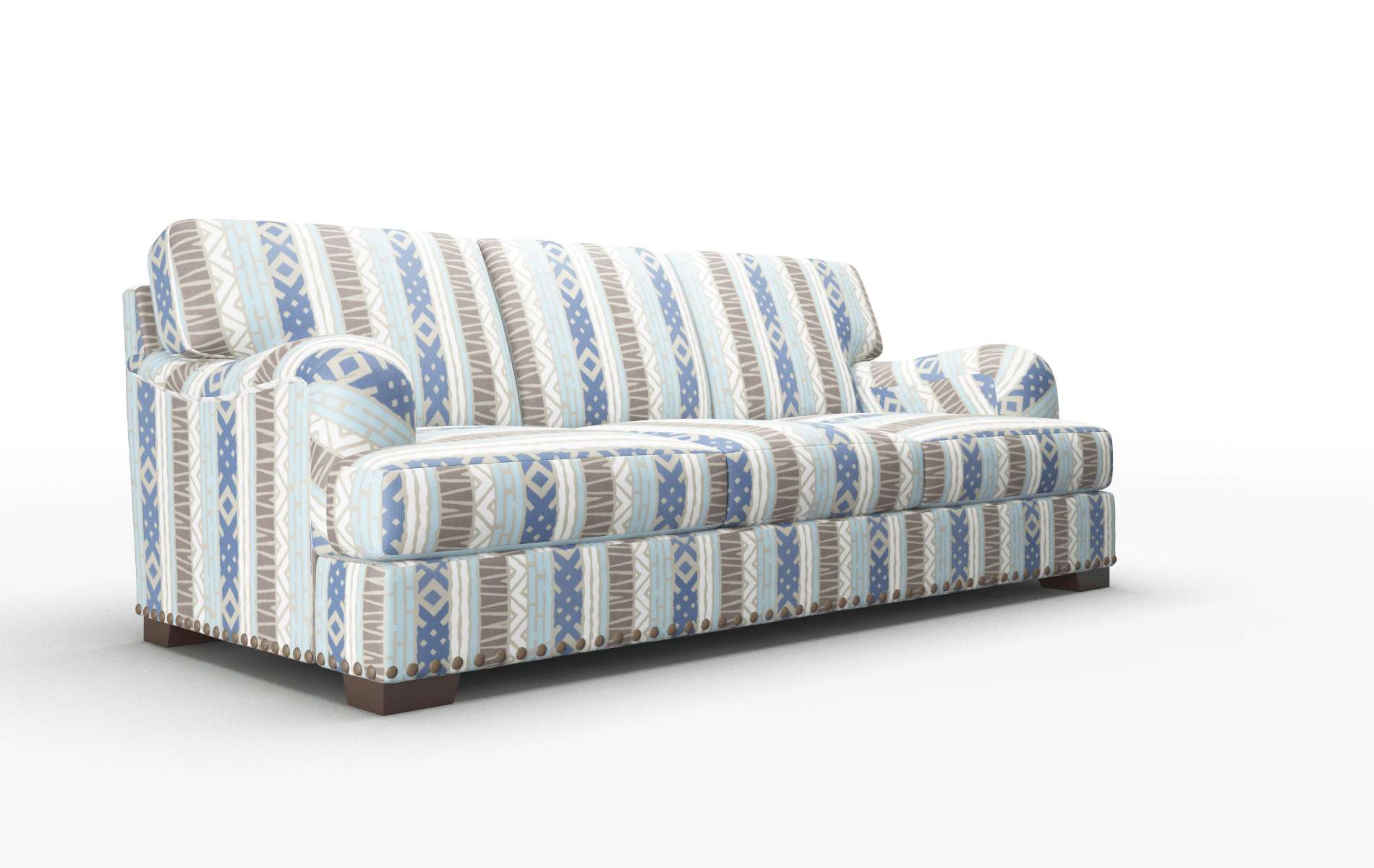 Brighton Bodhi Indigo Sofa espresso legs 2