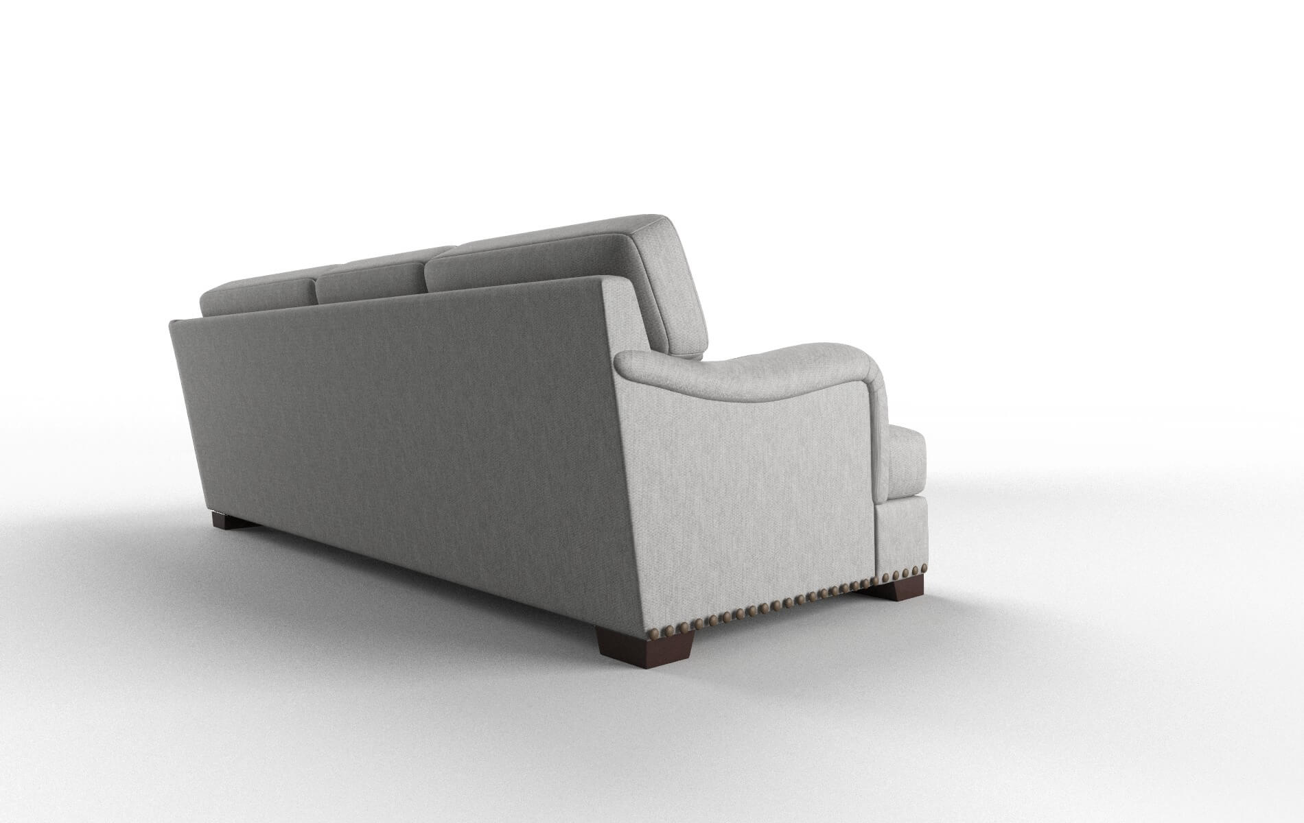 Brighton Bungalow Graphite Sectional espresso legs 3