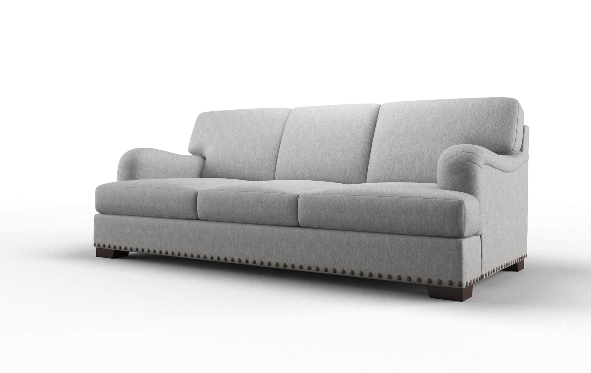 Brighton Bungalow Graphite Sofa espresso legs 4