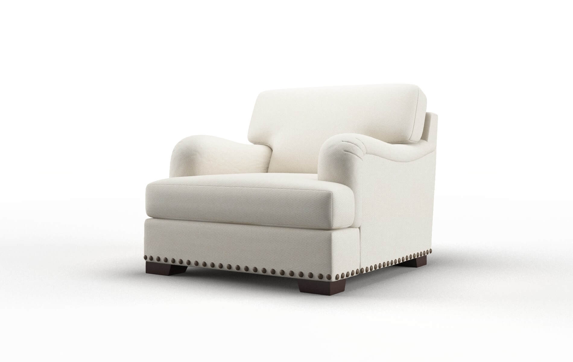 Brighton Bungalow Ivory Chair espresso legs 4