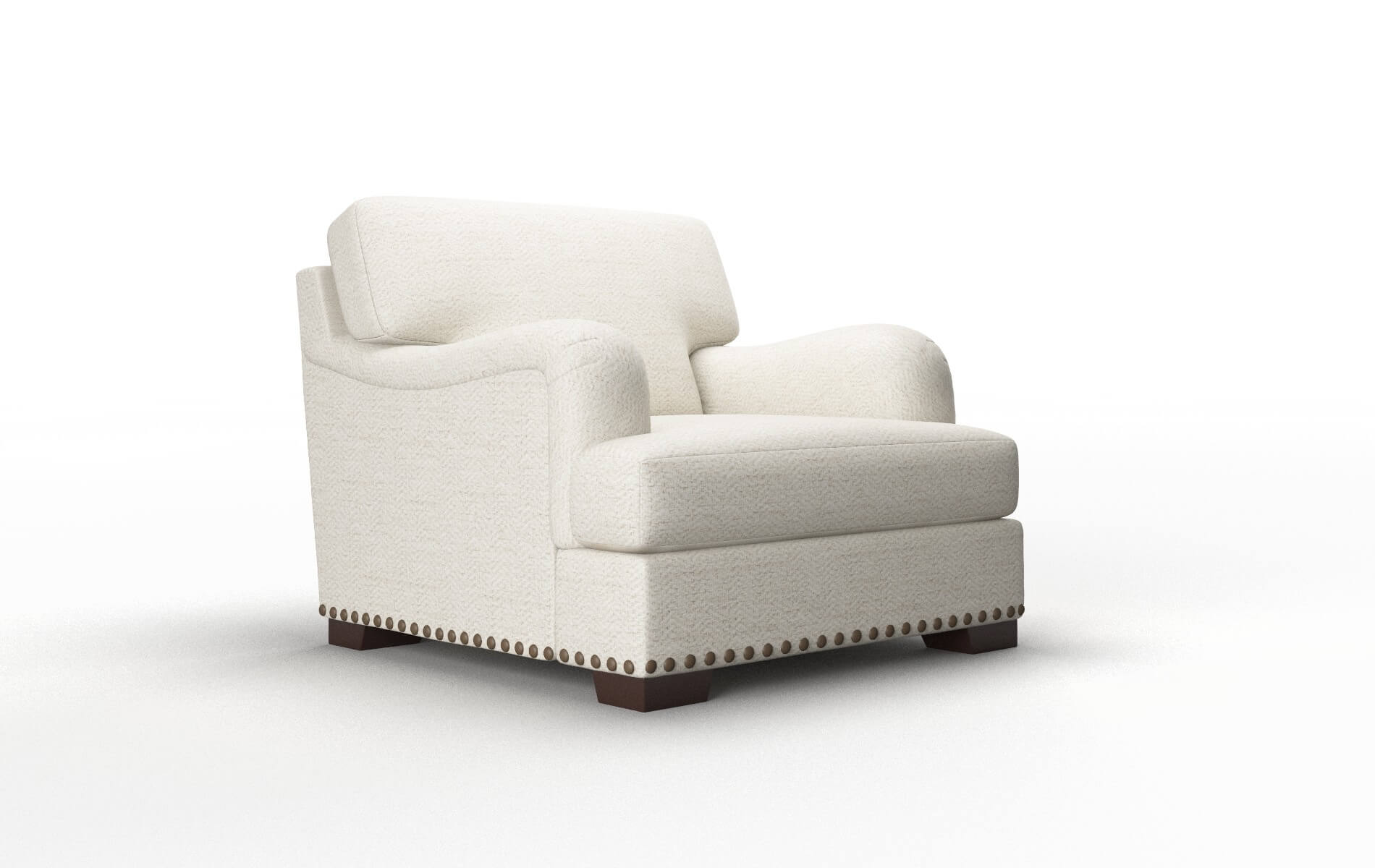 Brighton Catalina Linen Chair espresso legs 2