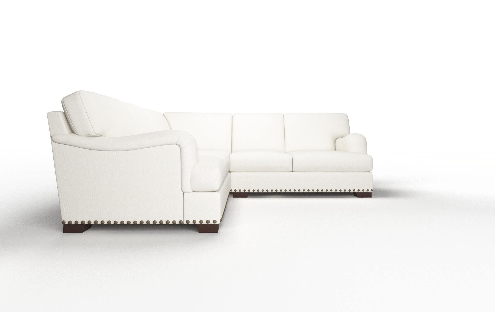 Brighton Chance Bone Sectional espresso legs 2