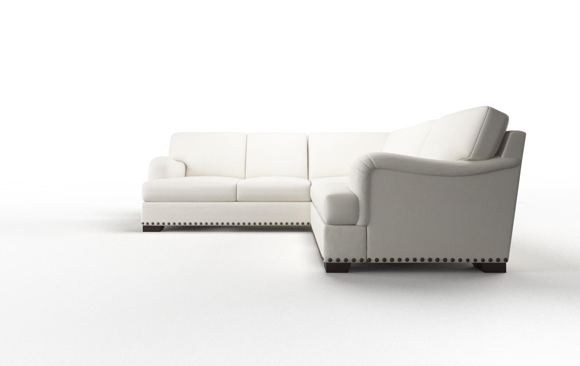 Brighton Chance Bone Sectional espresso legs 5