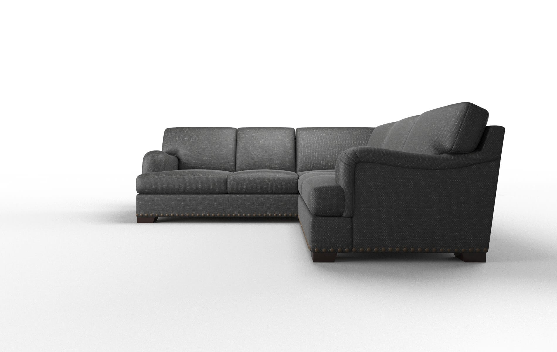 Brighton Chance Denim Sectional espresso legs 5