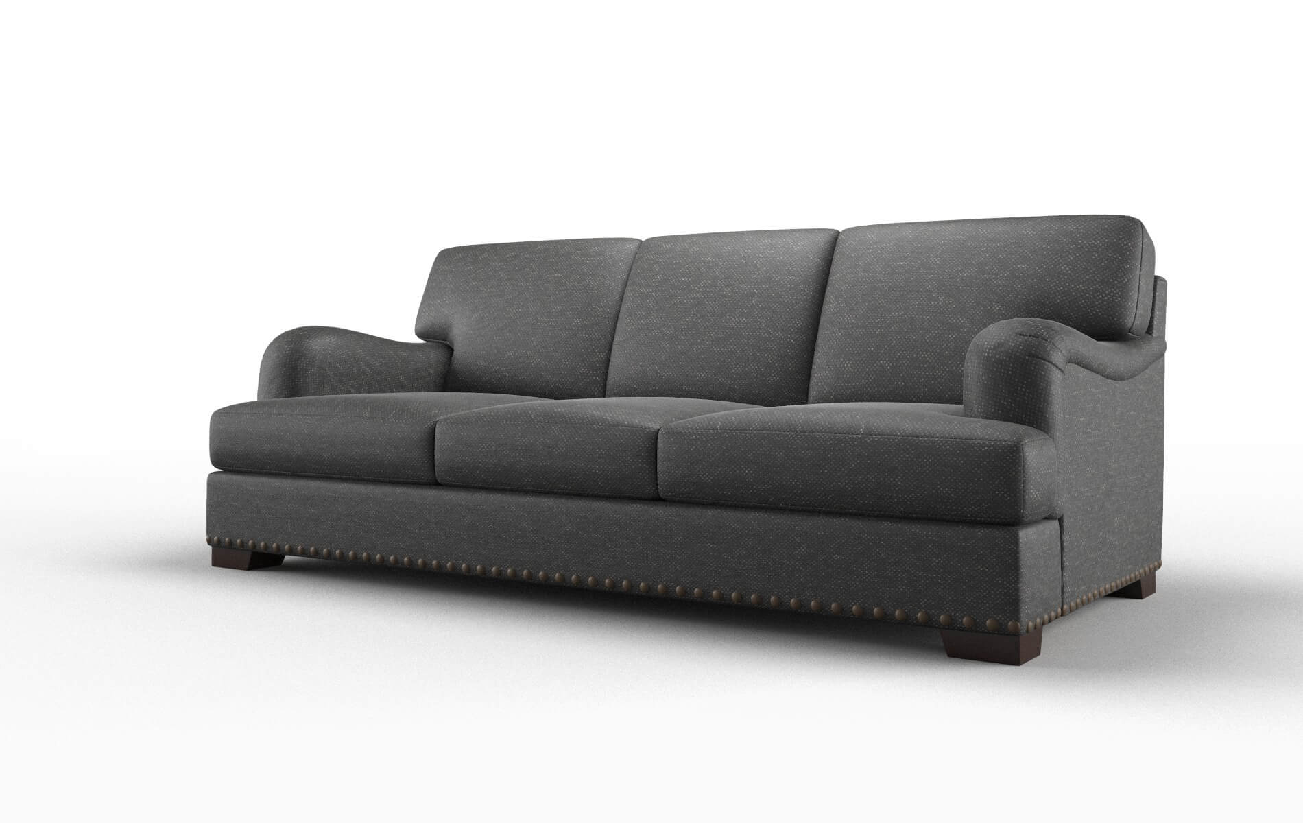 Brighton Chance Denim Sofa espresso legs 4