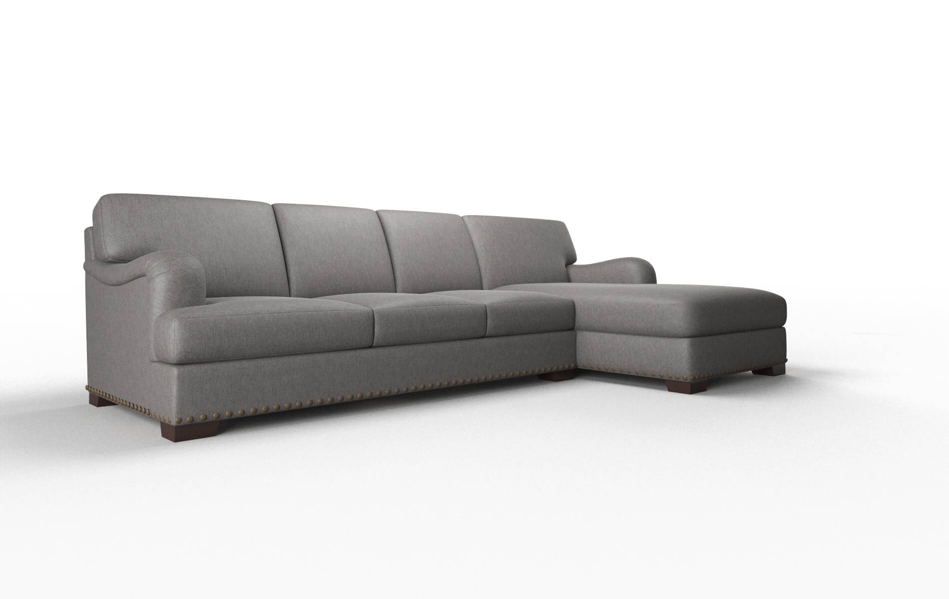 Brighton Cosmo Charcoal Panel espresso legs 2