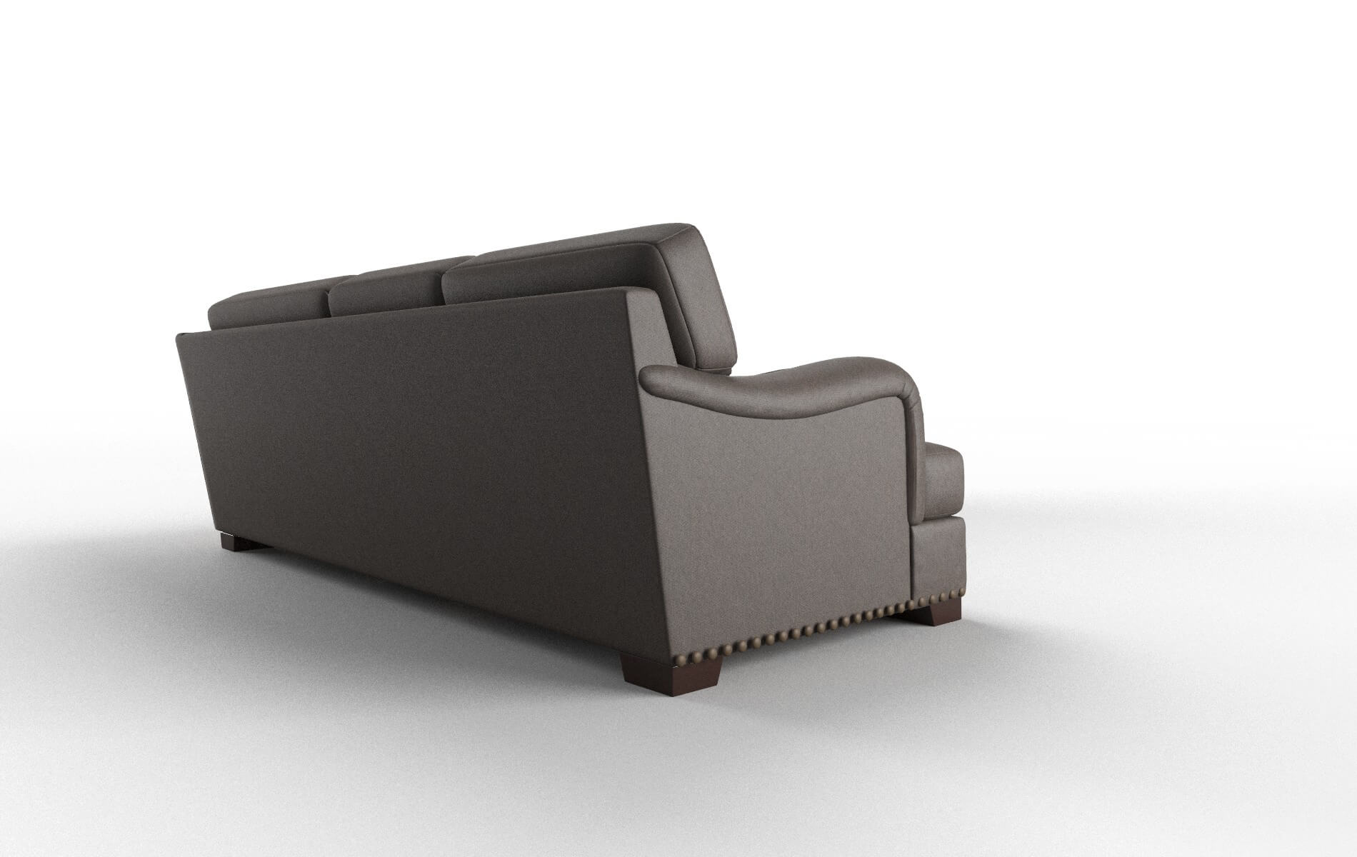 Brighton Cosmo Chocolate Sectional espresso legs 3