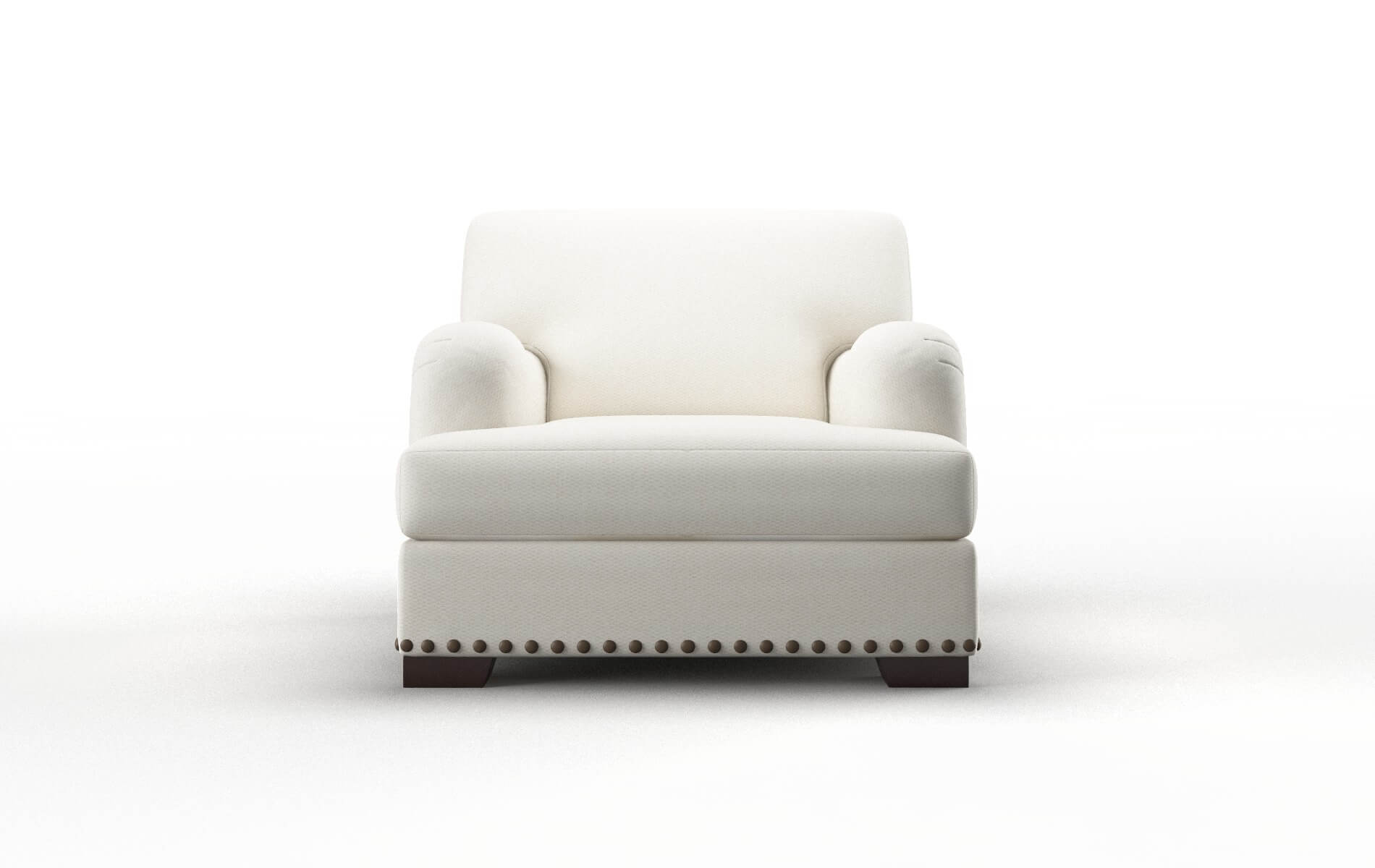 Brighton Cosmo ivory Chair Espresso Legs  1