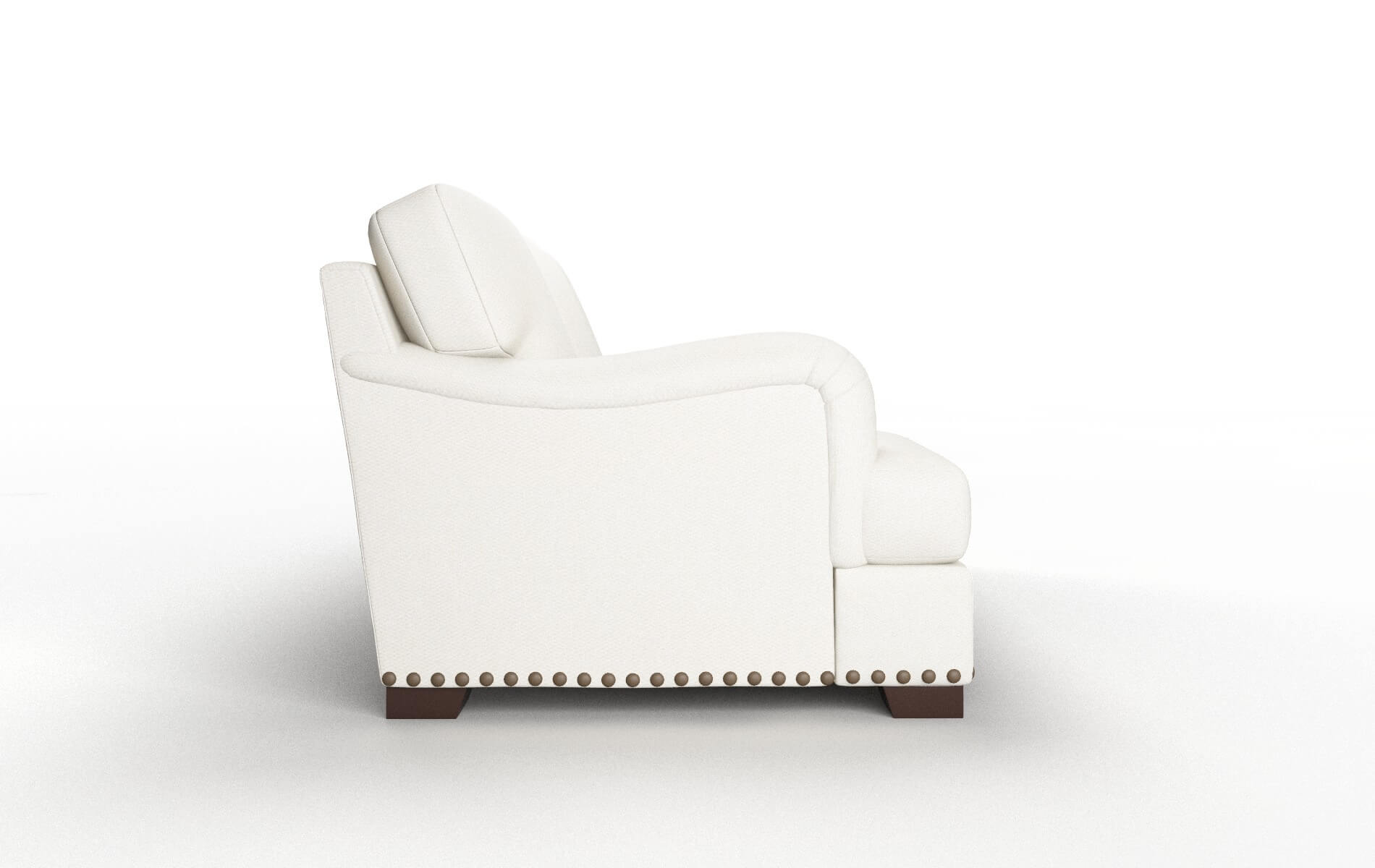 Brighton Cosmo Ivory Sofa espresso legs 3