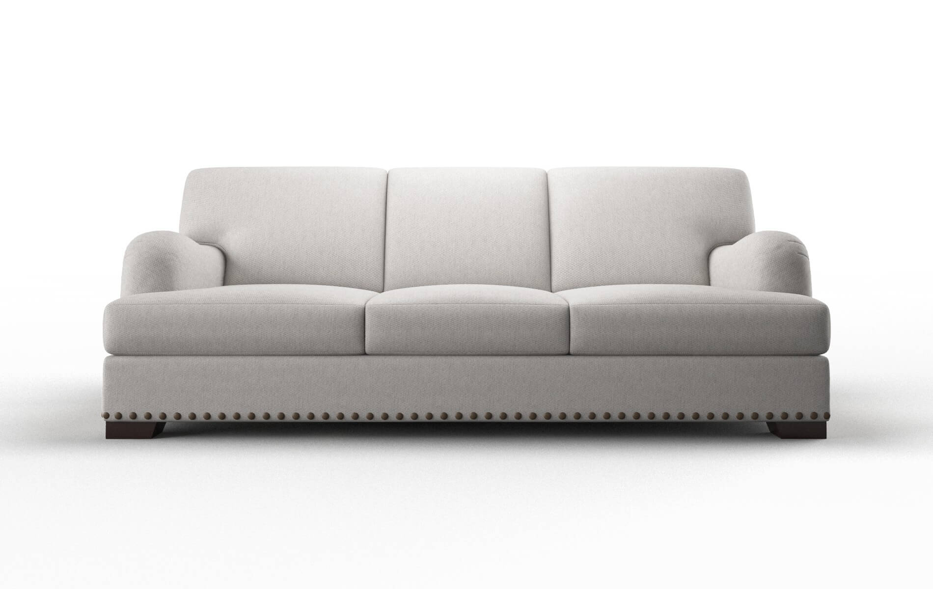 Brighton Cosmo Silver Sofa espresso legs 1