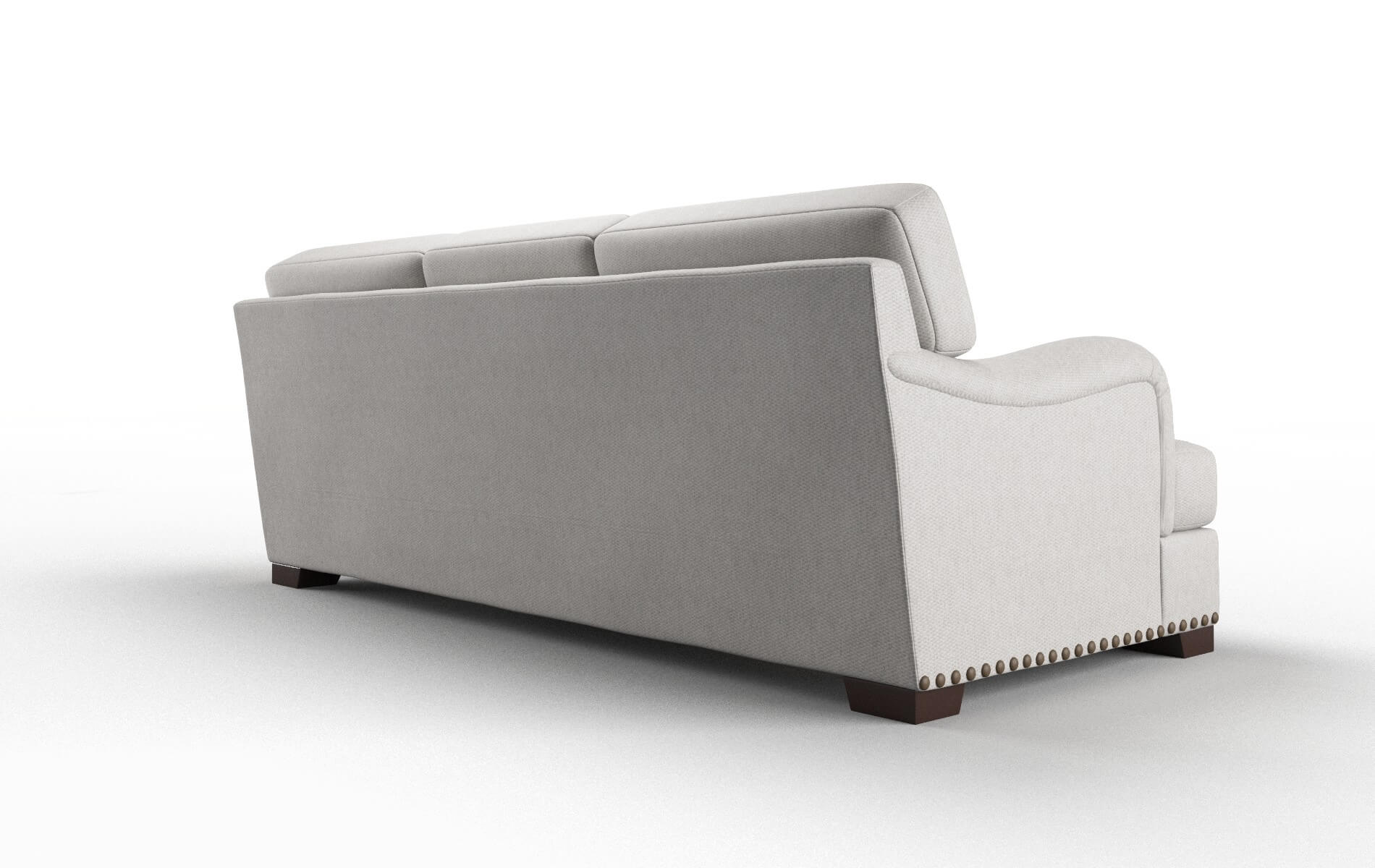 Brighton Cosmo Silver Sofa espresso legs 5