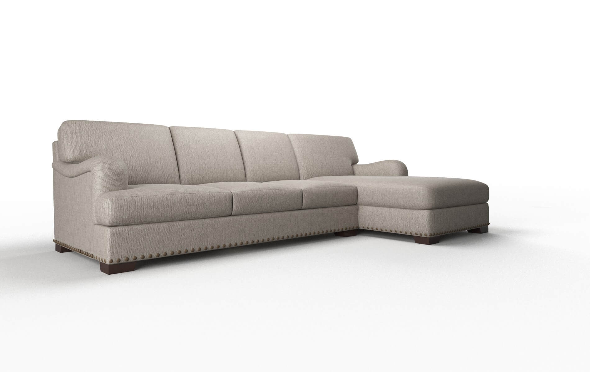 Brighton Cosmo Taupe Panel espresso legs 2