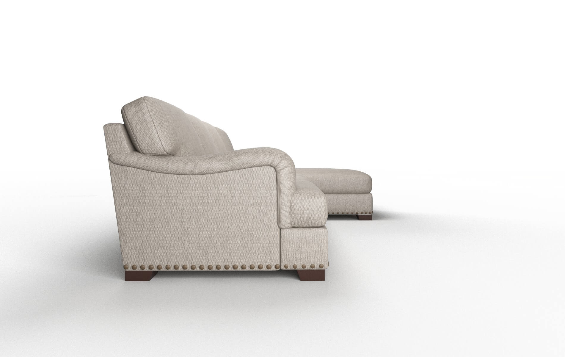 Brighton Cosmo Taupe Panel espresso legs 3