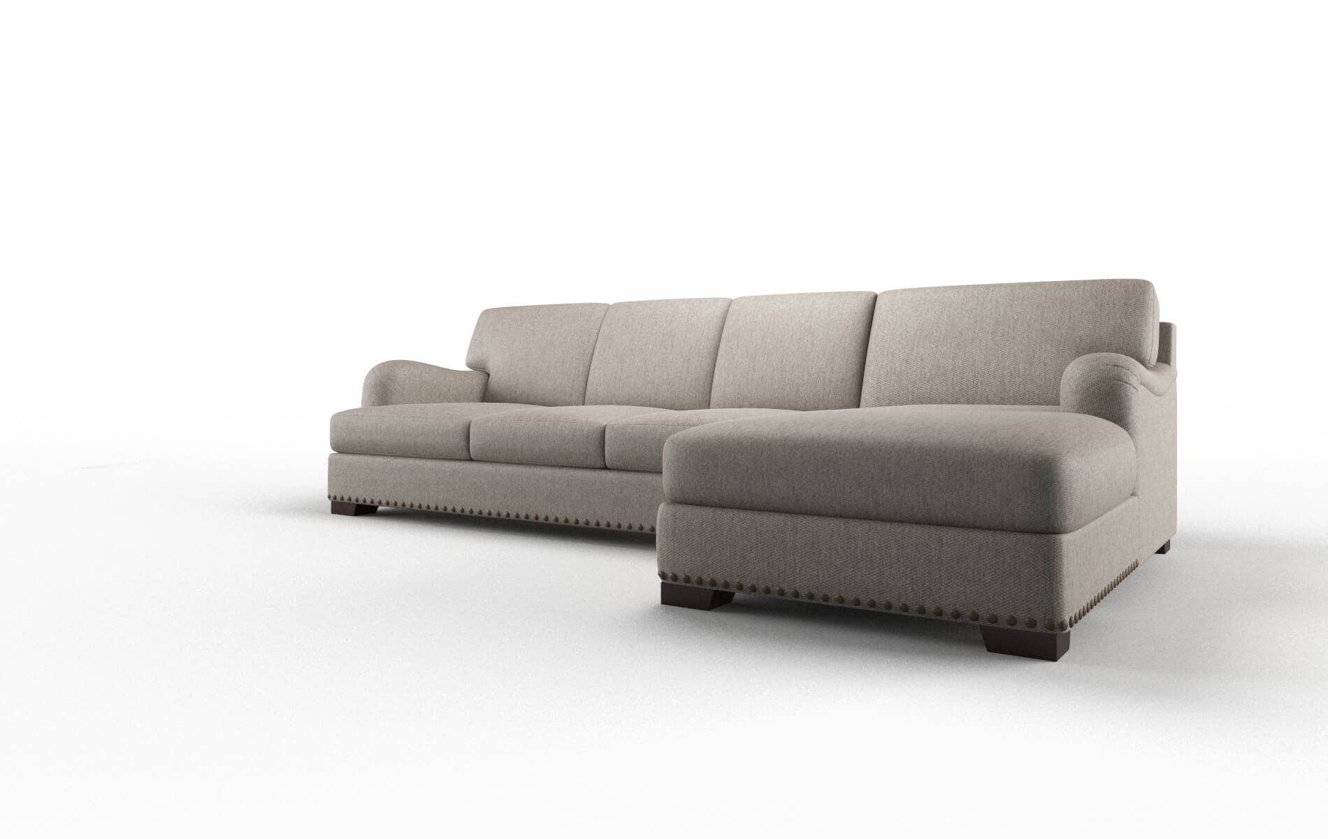 Brighton Cosmo Taupe Panel espresso legs 4