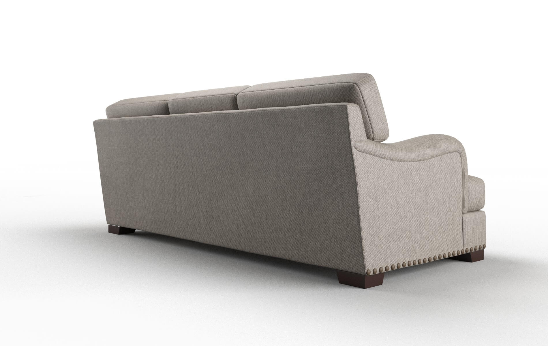 Brighton Cosmo Taupe Sofa espresso legs 5