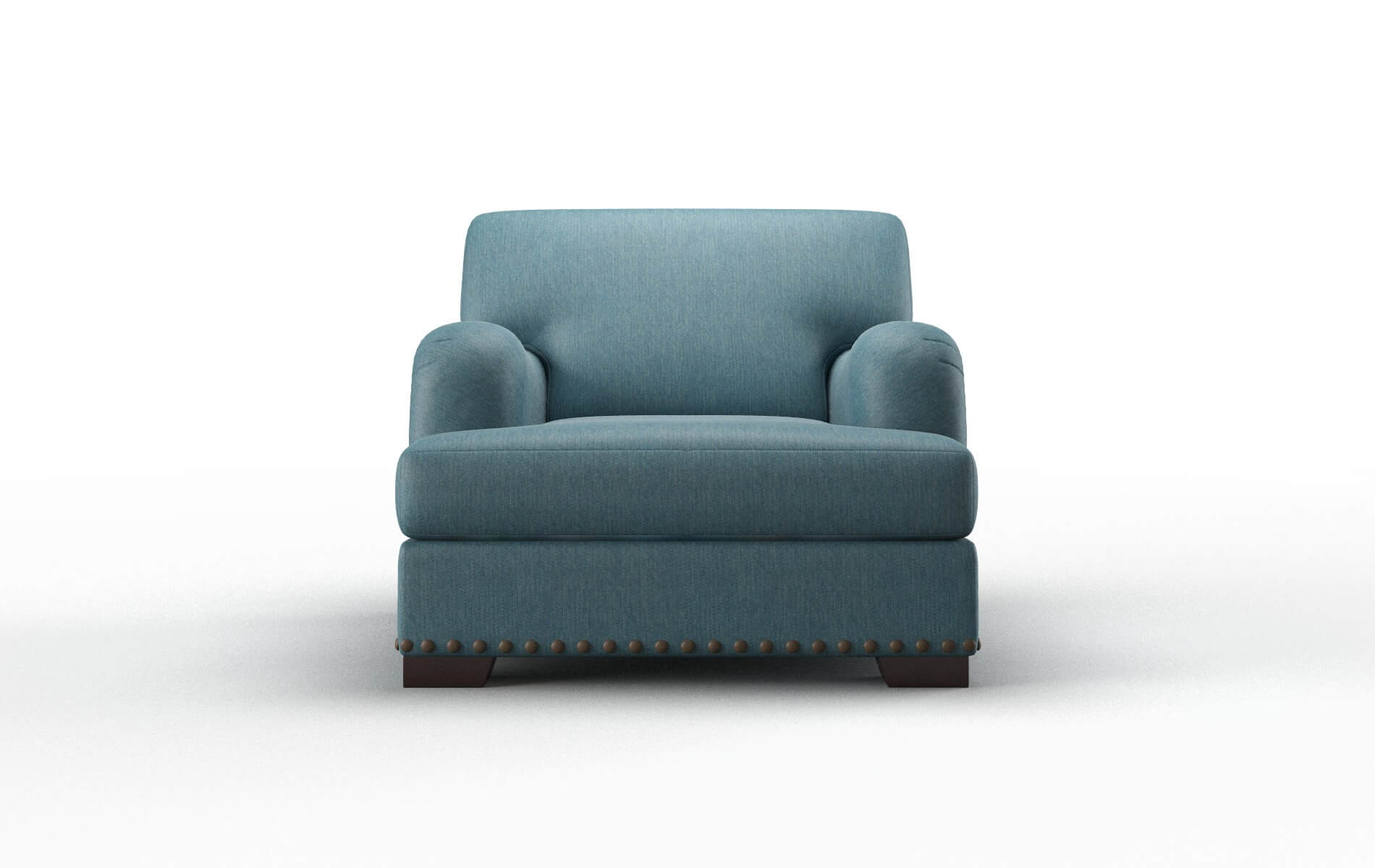 Brighton Cosmo Teal Chair espresso legs 1