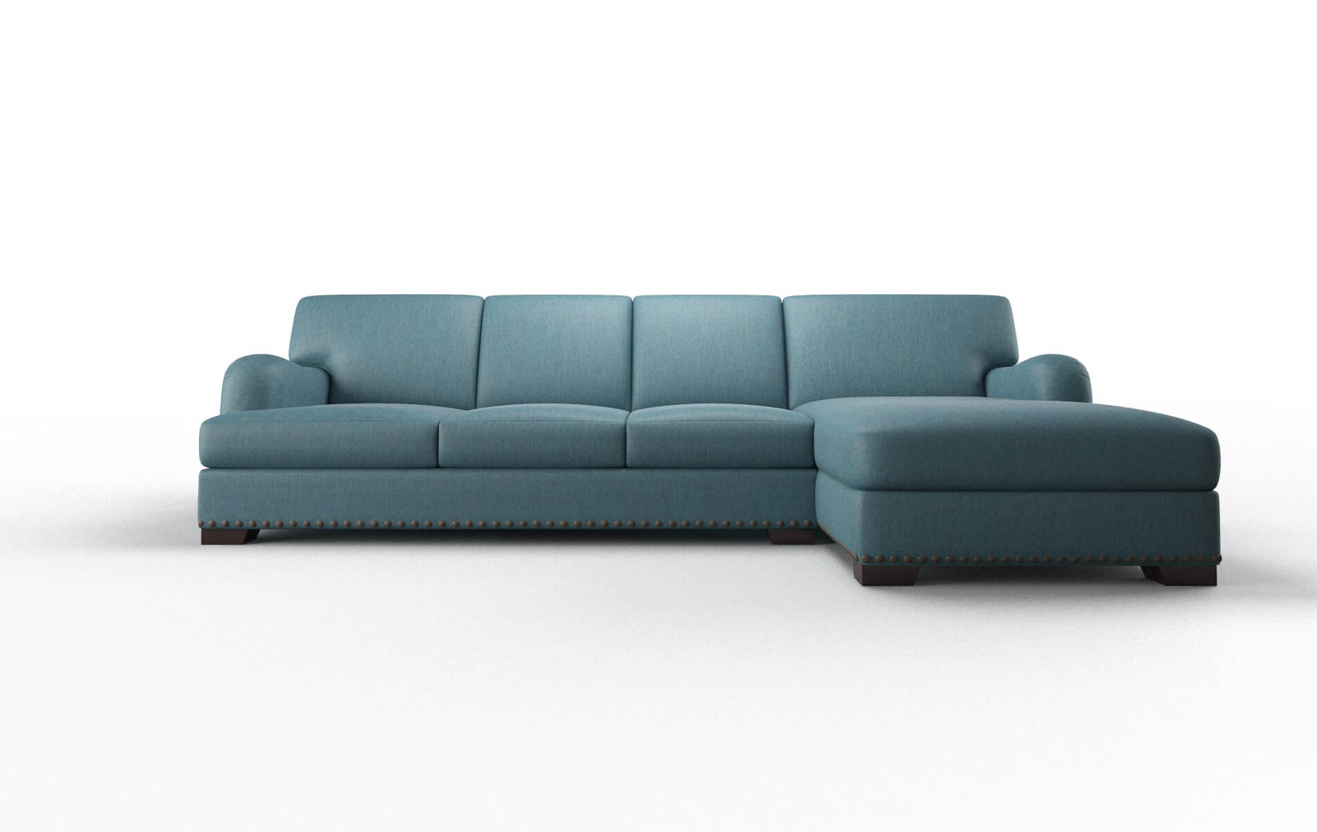 Brighton Cosmo Teal Panel espresso legs 1