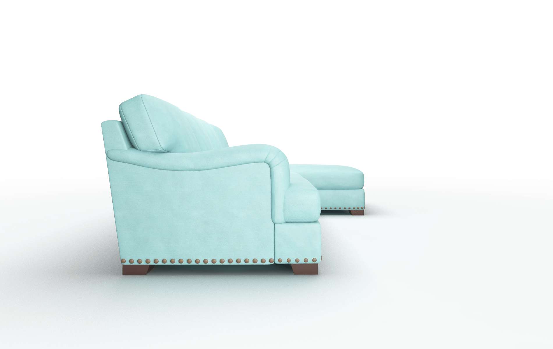 Brighton Curious Turquoise Panel espresso legs 3