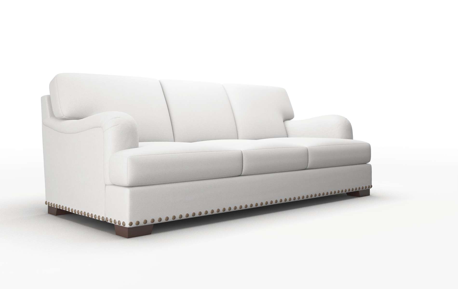 Brighton Dawson Platinum Sofa espresso legs 2
