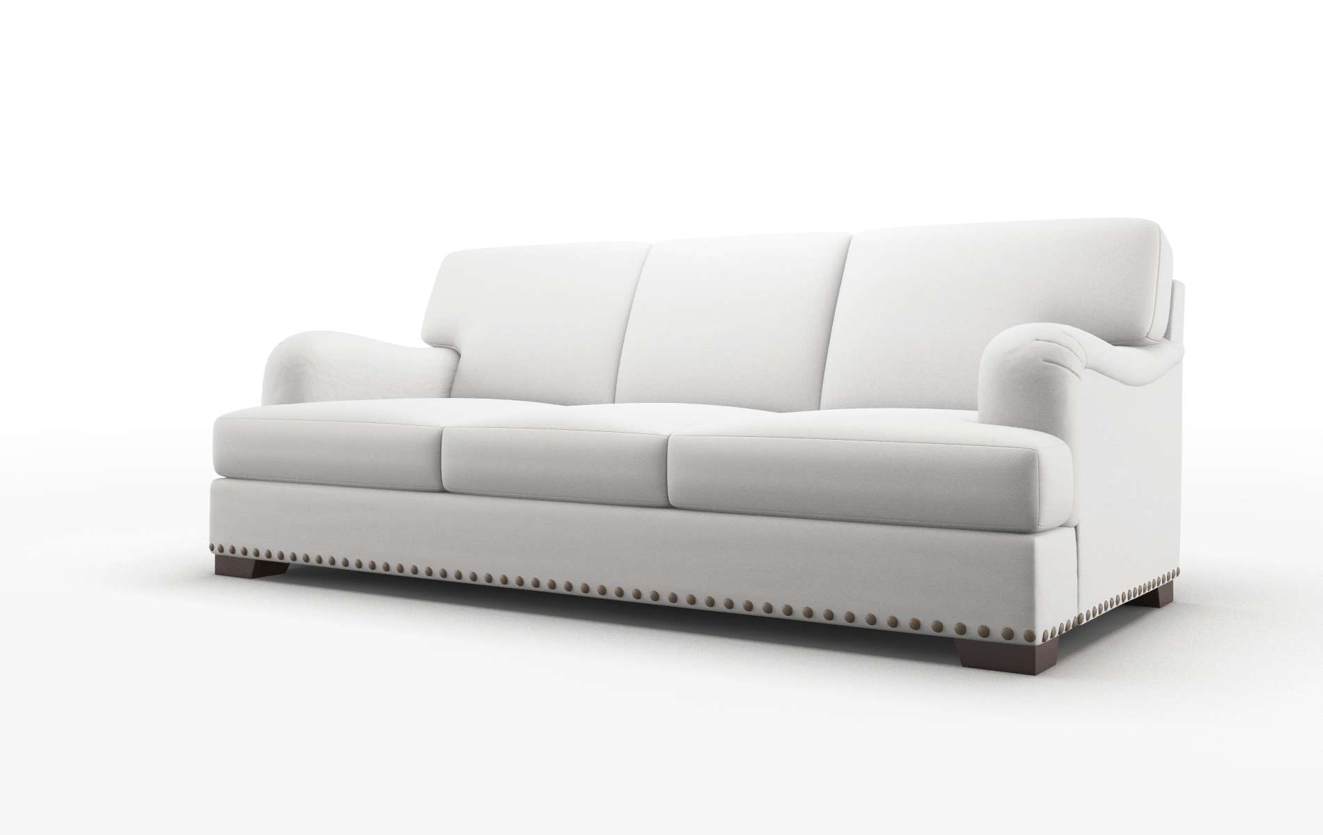 Brighton Dawson Platinum Sofa espresso legs 4
