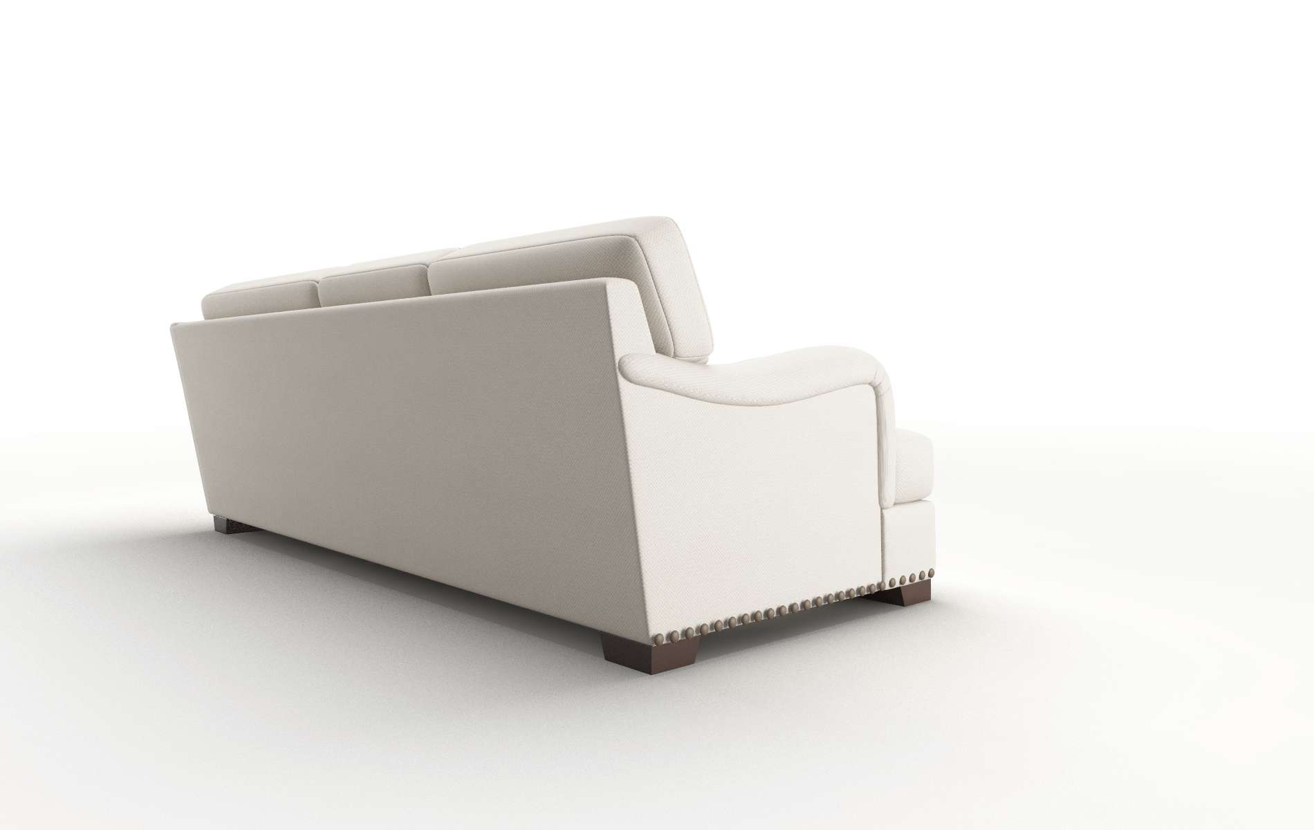 Brighton Dawson Sand Sectional espresso legs 3