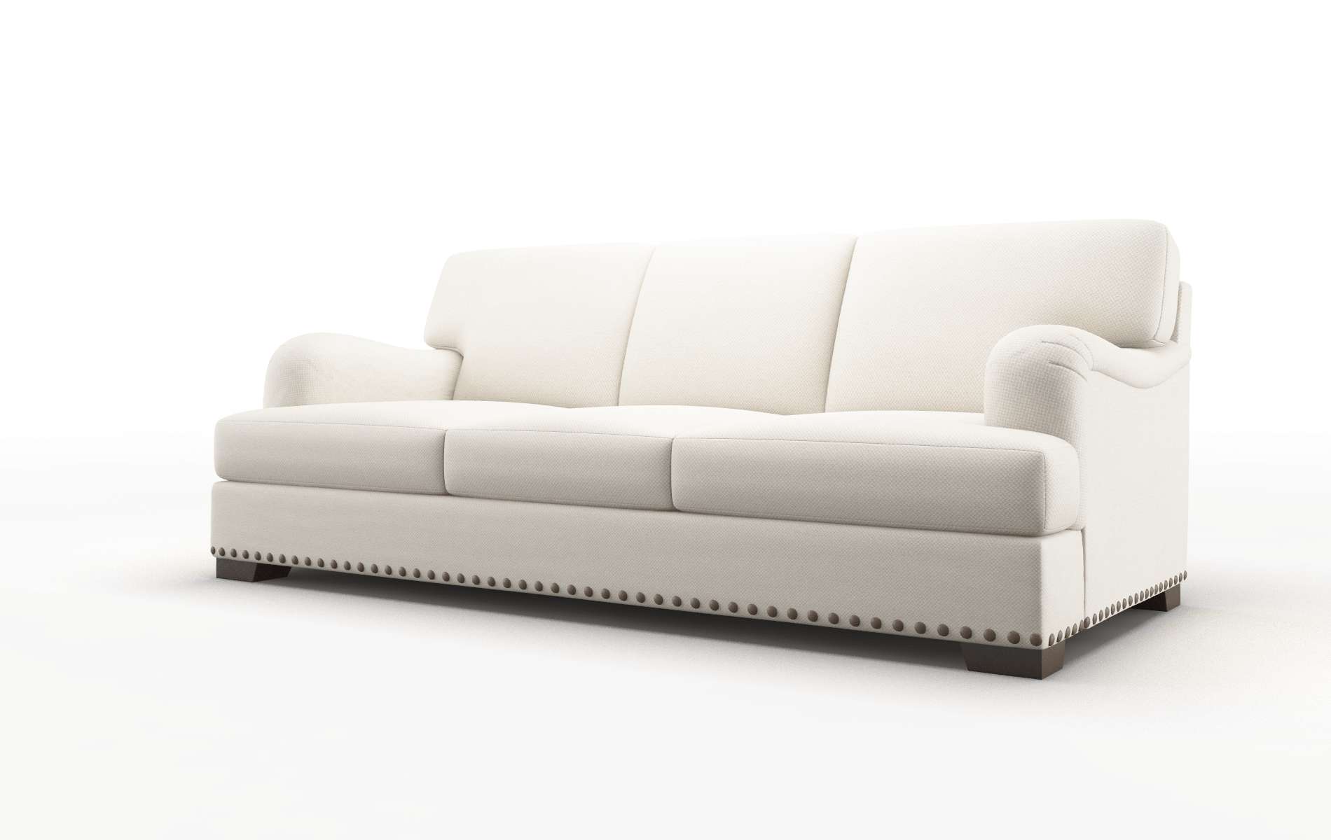 Brighton Dawson Sand Sofa espresso legs 4