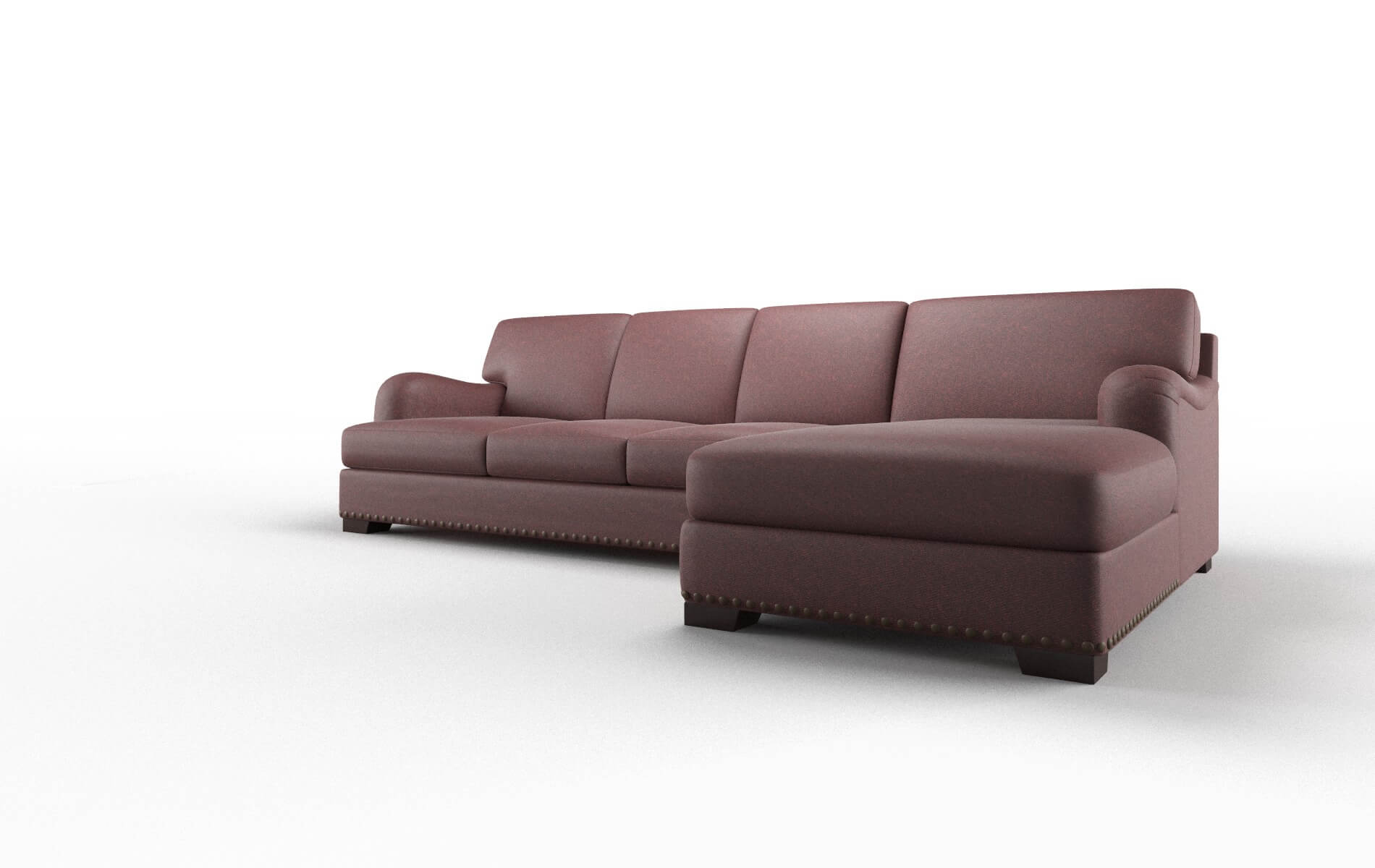 Brighton Derby Berry Panel espresso legs 4