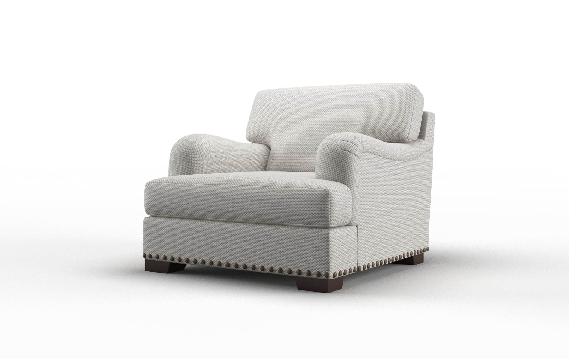 Brighton Derby Grey Chair espresso legs 4