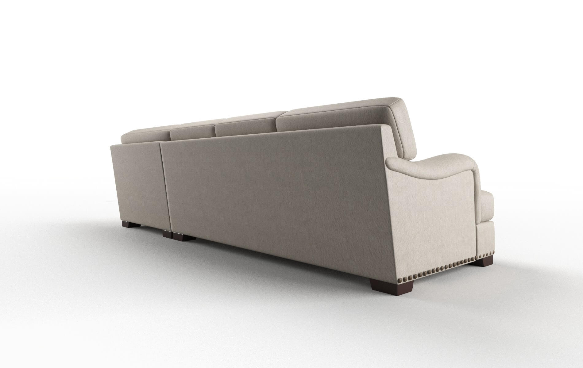 Brighton Derby Linen Panel espresso legs 5