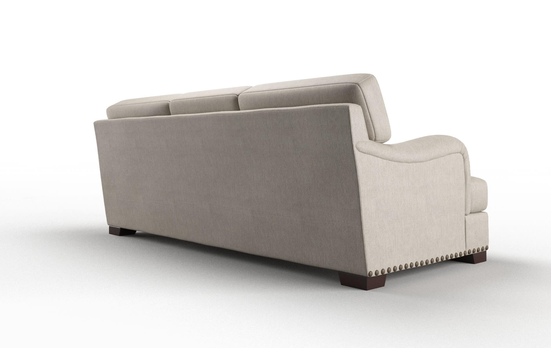 Brighton Derby Linen Sofa espresso legs 5