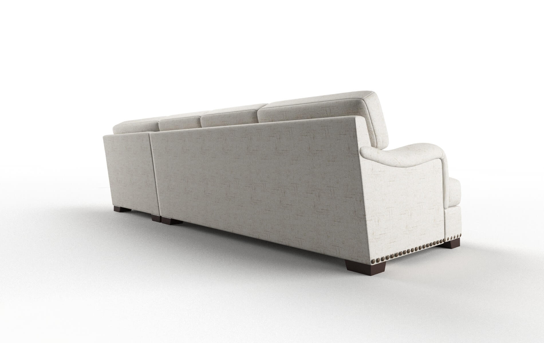 Brighton Derby Taupe Panel espresso legs 5