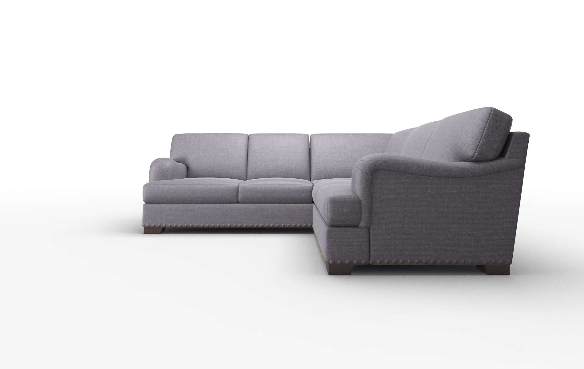 Brighton Durham Ink Sectional espresso legs 5